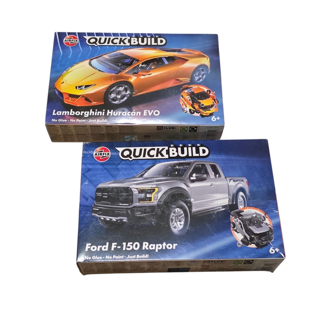2 New Quick Build Vehicles Ages 6+